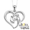 M' Amour hanger hartje moeder en kind zilver Z.45 - 56188 M' Amour hanger hartje moeder en kind zilver Z.45 - 56188