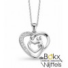 Hartjes hanger M' Amour met zirkonia moeder en 2 kindjes zilver z.48 - 56233 Hartjes hanger M' Amour met zirkonia moeder en 2 kindjes zilver z.48 - 56233
